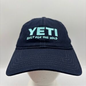 Yeti Coolers Built For The Wild Navy Low Profile Adjustable OSFM Baseball Hat